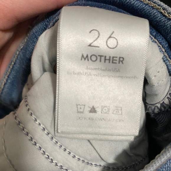 MOTHER The Insider Cropped Flared Jeans in A Side Of Rice And Beans - Picture 6 of 8